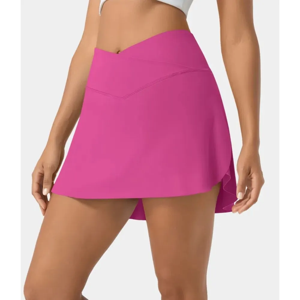 2 In 1 Side Pocket Tennis Skirt