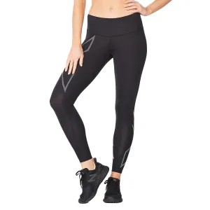 2XU Women&#x27;s Light Speed Mid-Rise Compression Tights Black/Black | Buy 2XU Women&#x27;s Light Speed Mid-Rise Compression Tights Black/Black here | Outnorth