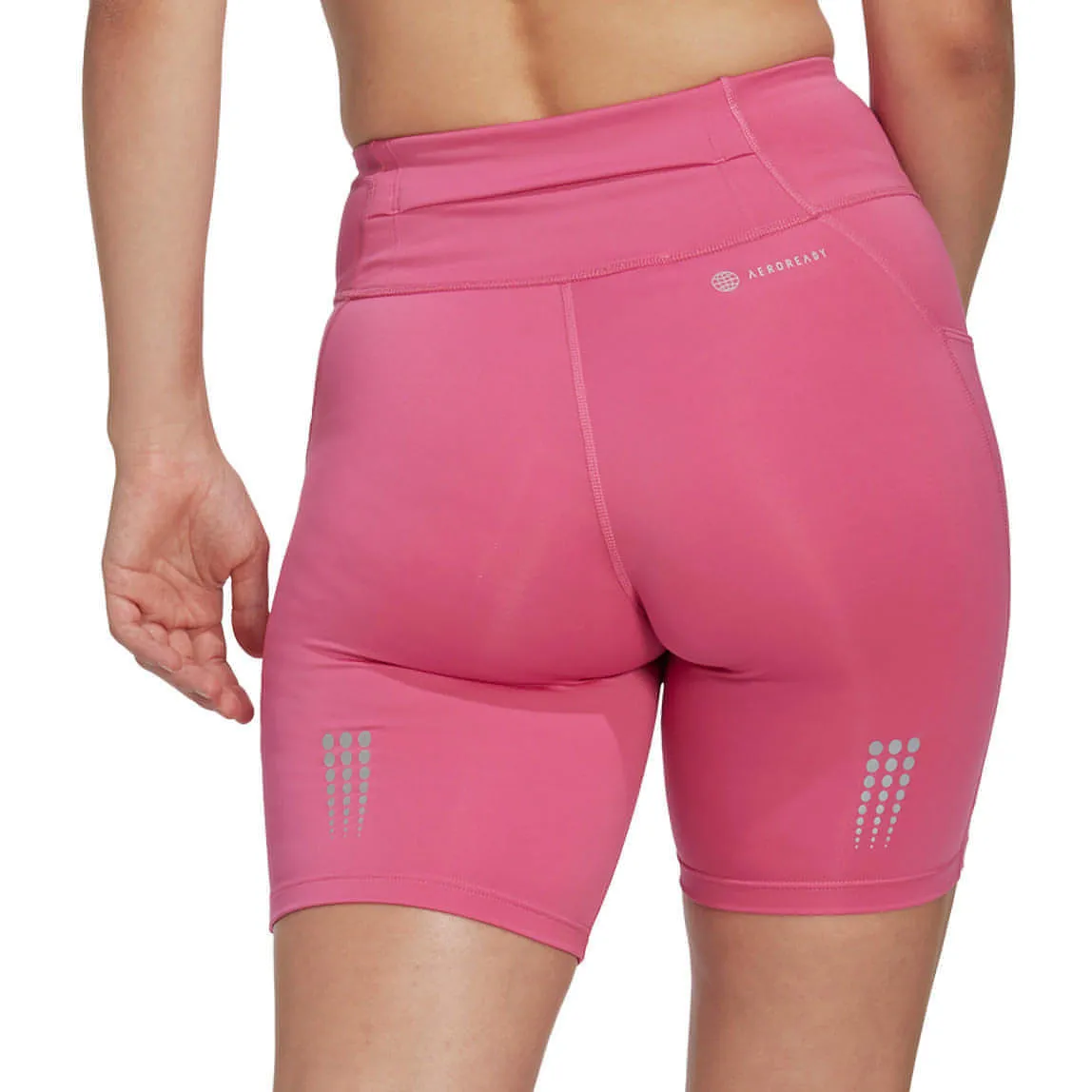 adidas DailyRun 5 Inch Womens Short Running Tights - Pink