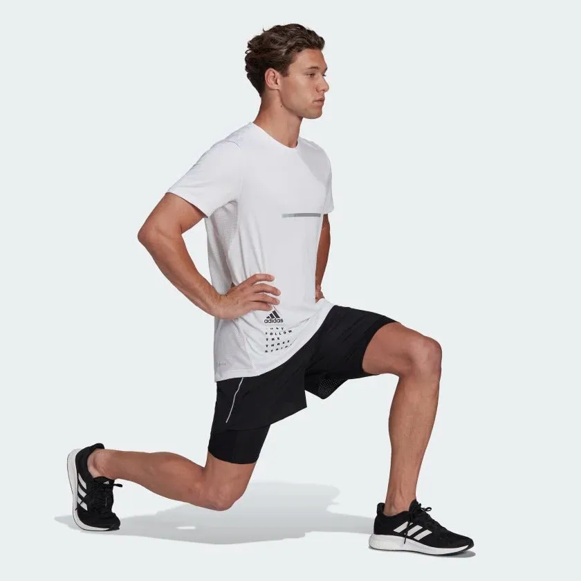 adidas Designed 4 Running Two-in-One Men's Shorts