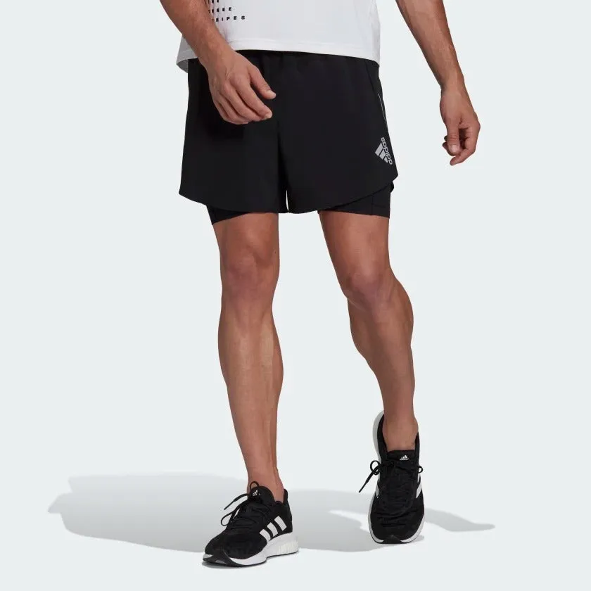 adidas Designed 4 Running Two-in-One Men's Shorts