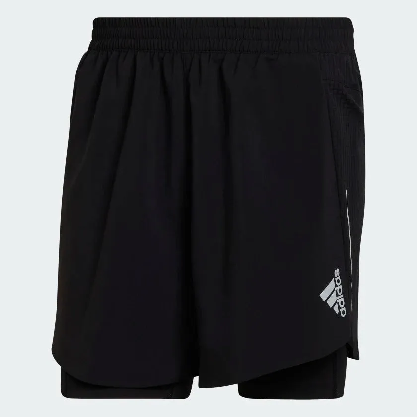 adidas Designed 4 Running Two-in-One Men's Shorts