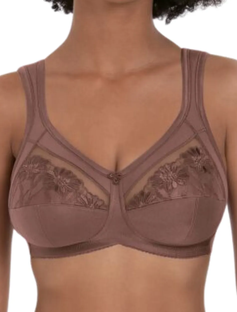 Anita Safina Support bra, Berry | Berry Anita Safina Wireless Full cup Bra | Non Wired Anita Bras