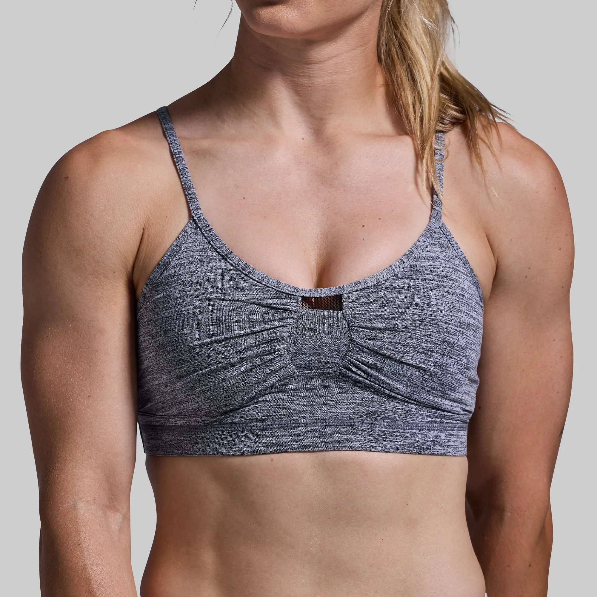 Athleisure Bra (Heather Grey)