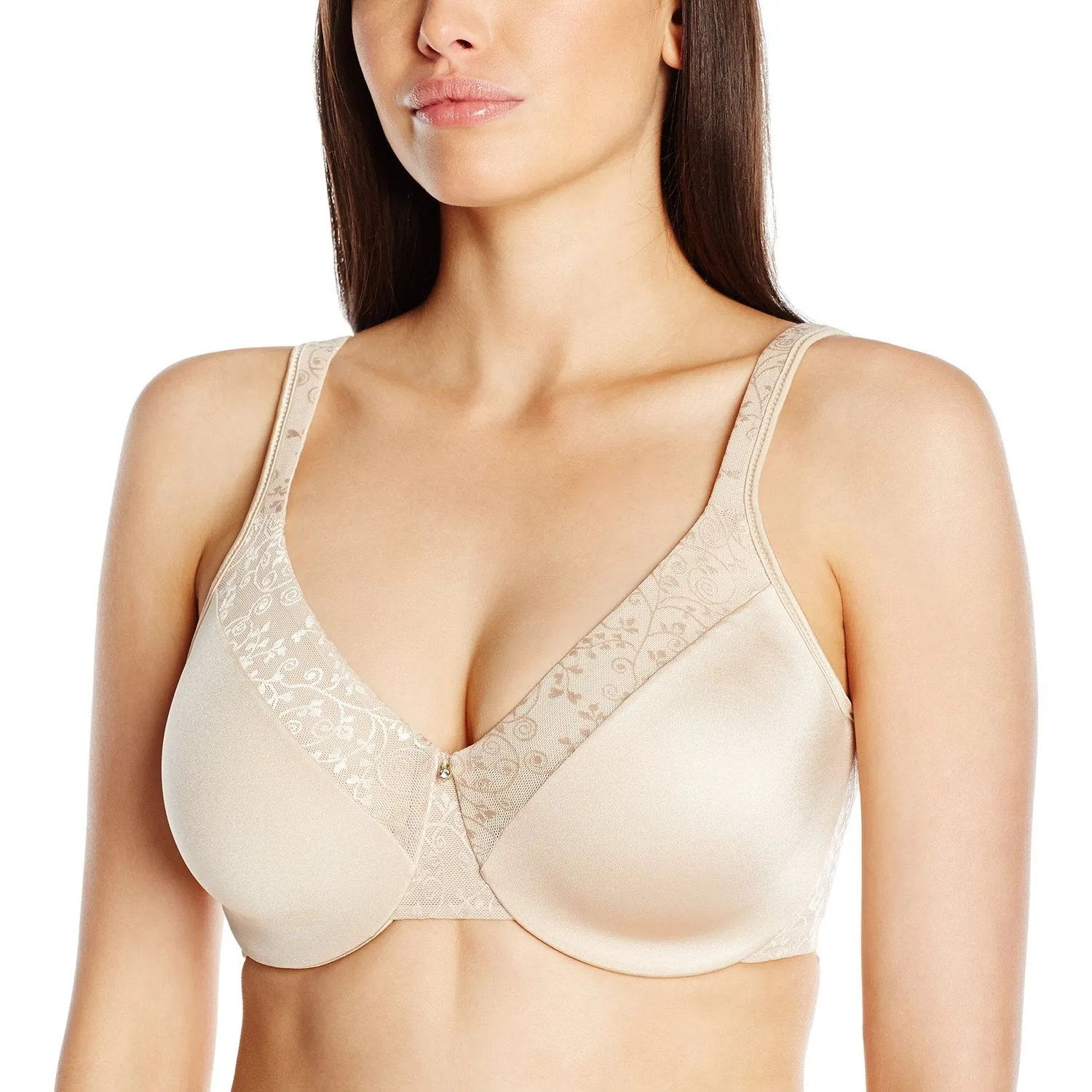 Bali Cool Conceal Women`s Minimizer Underwire Bra