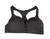 Black Low Impact Mesh Racerback Sports Bra