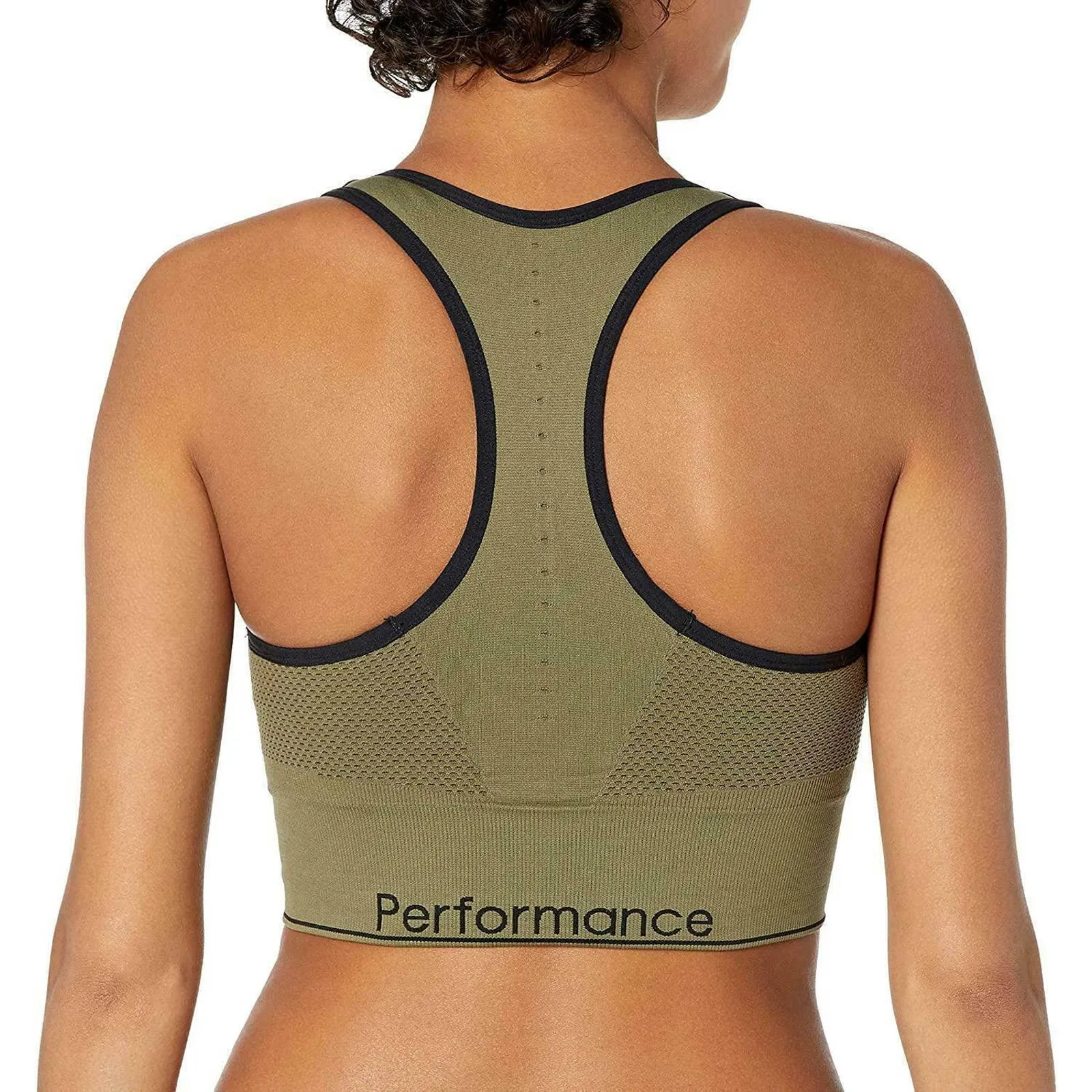 Calvin Klein Women's Mid-Impact Sports Bra Bonsai NWT