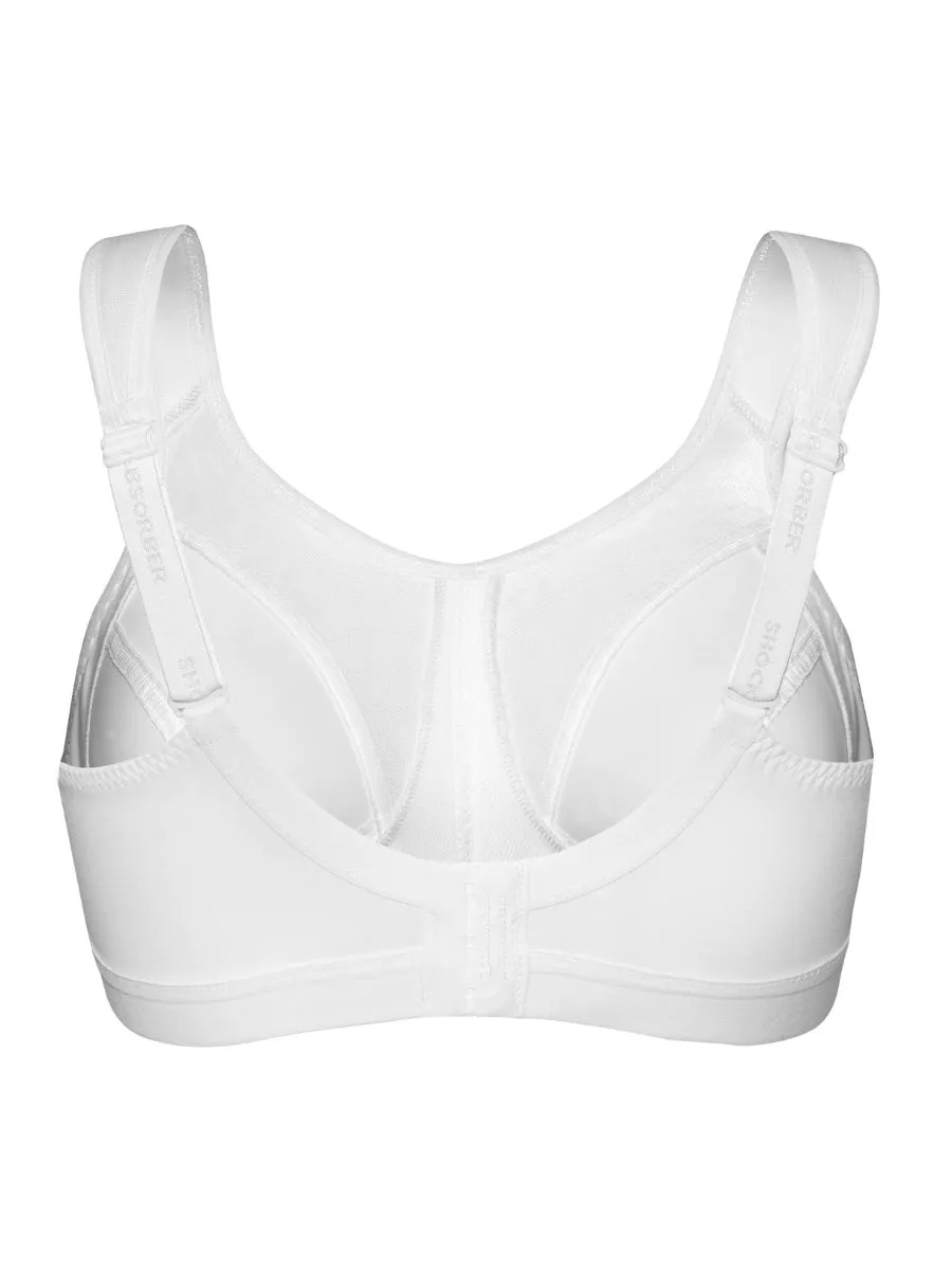 D  Max Support Sports Bra - White