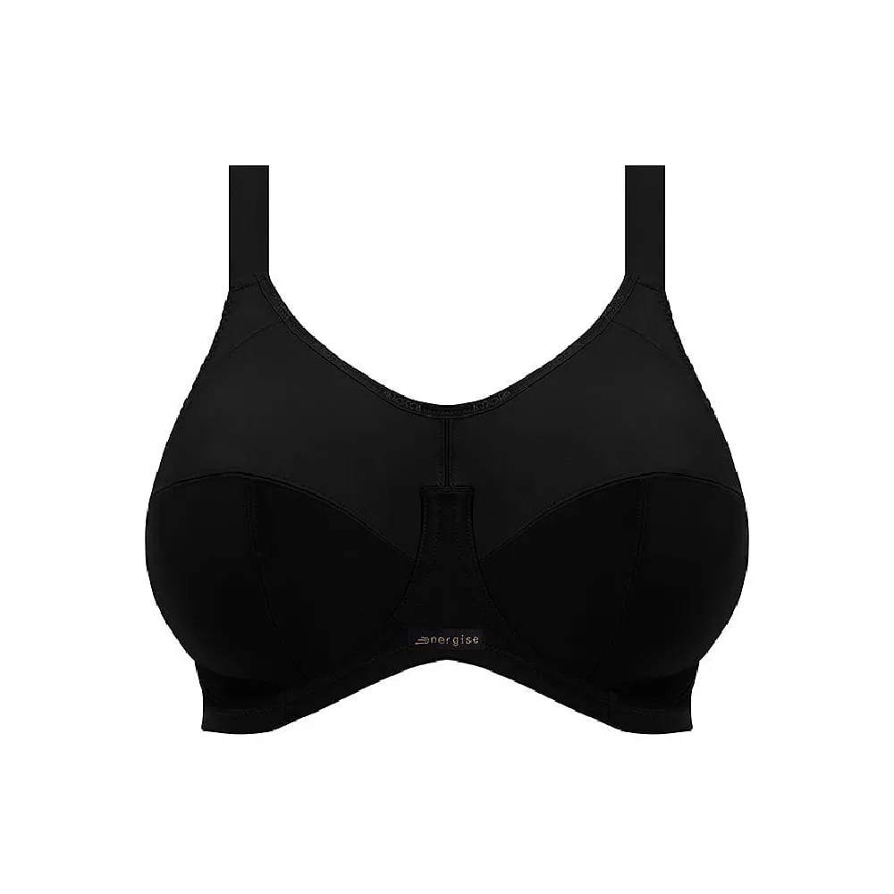 Elomi Energise Sports underwire sports bra, black