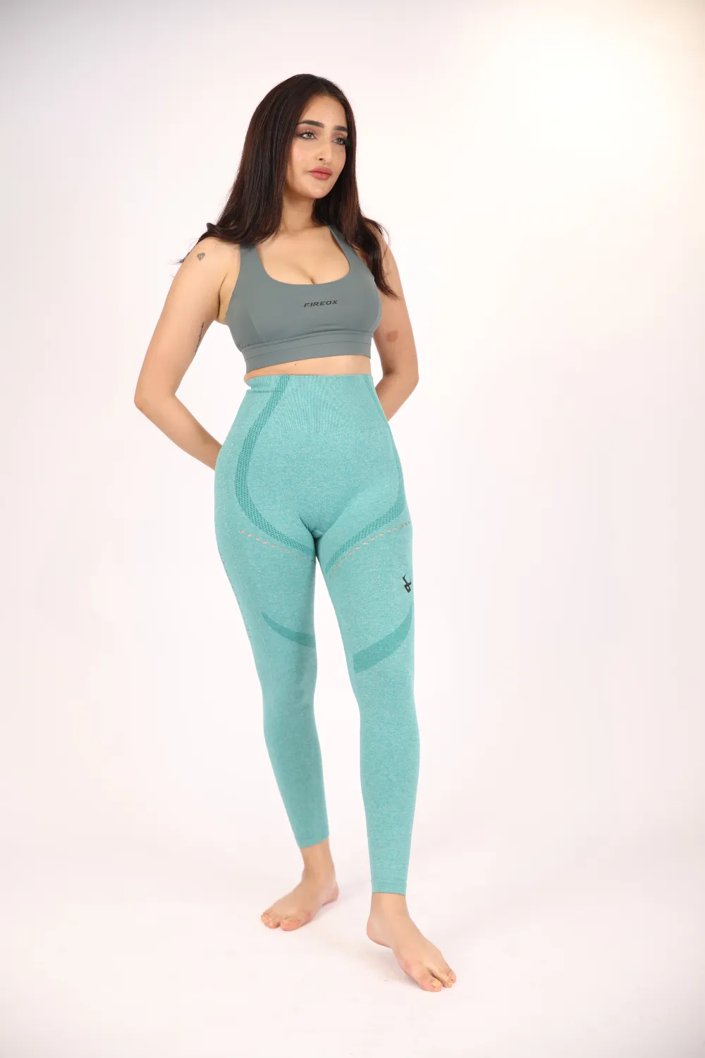 Fireox Yoga Pants, Blue