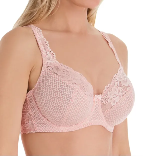 Fit Fully Yours Serena Underwire Lace Bra, Sugar Rose