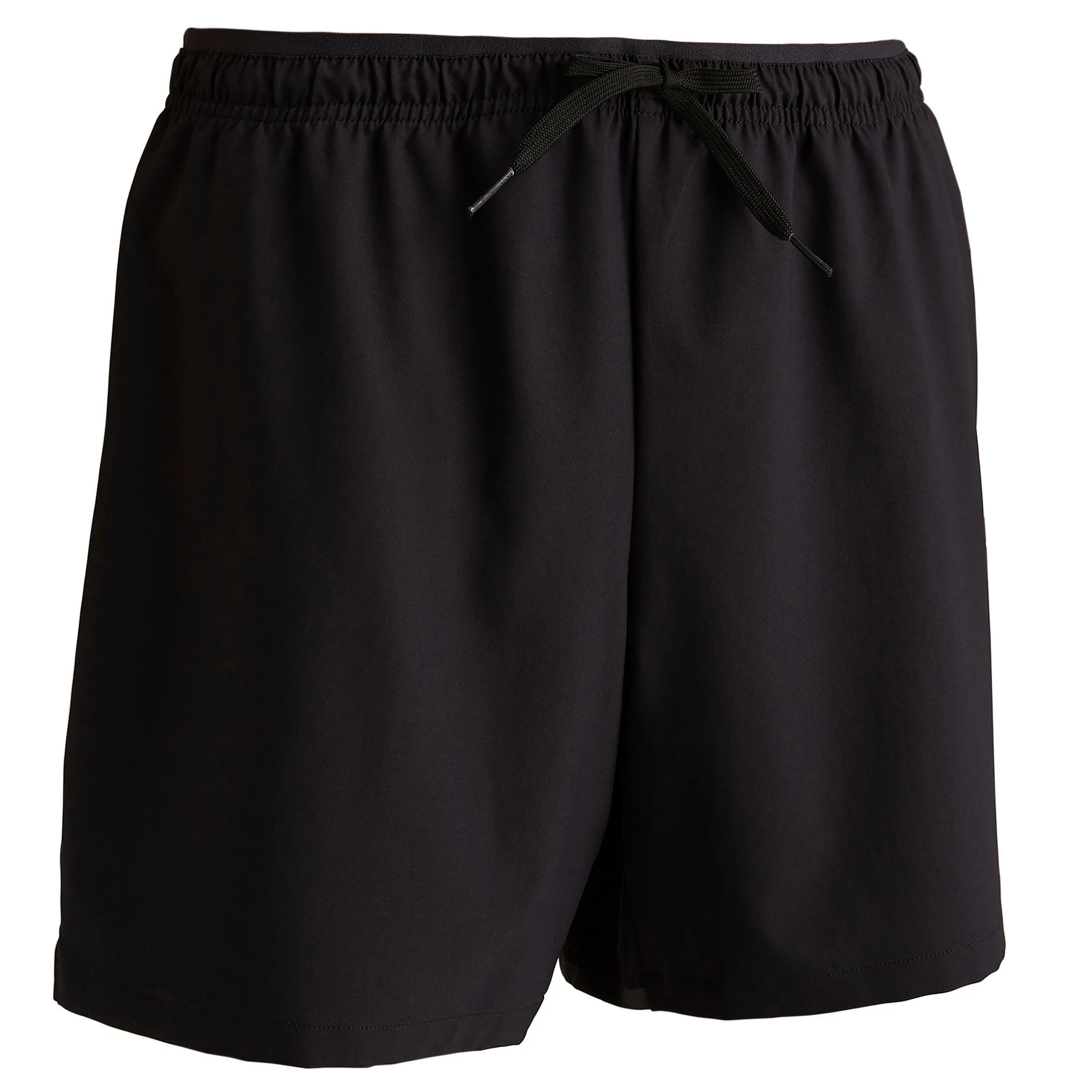 Football shorts VIRALTO  women's black KIPSTA, black/charcoal gray