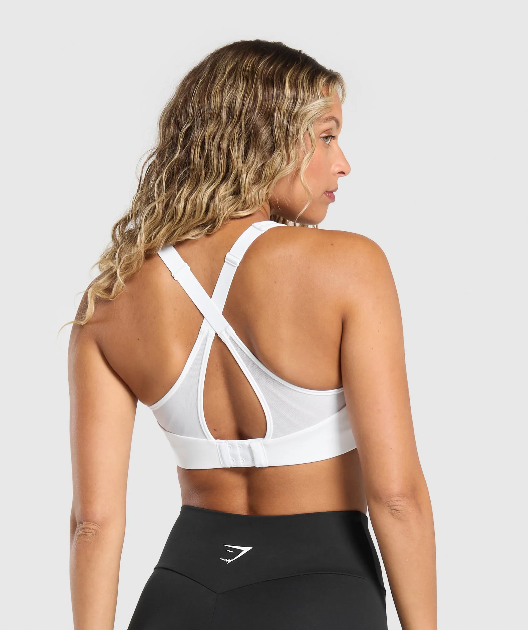 Gymshark Alpha High Support Sports Bra - White