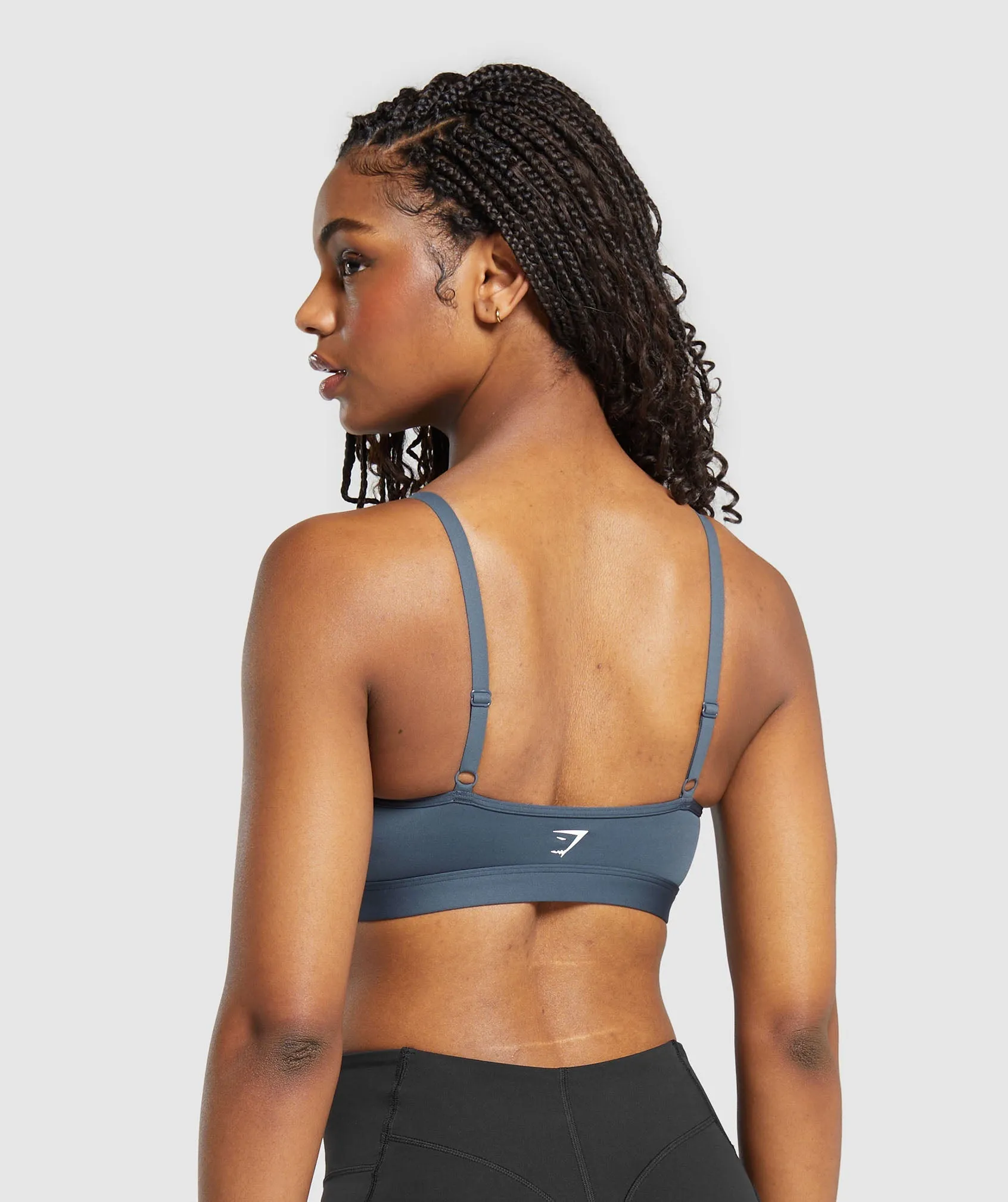 Gymshark Mesh Sports Bra - Titanium Blue