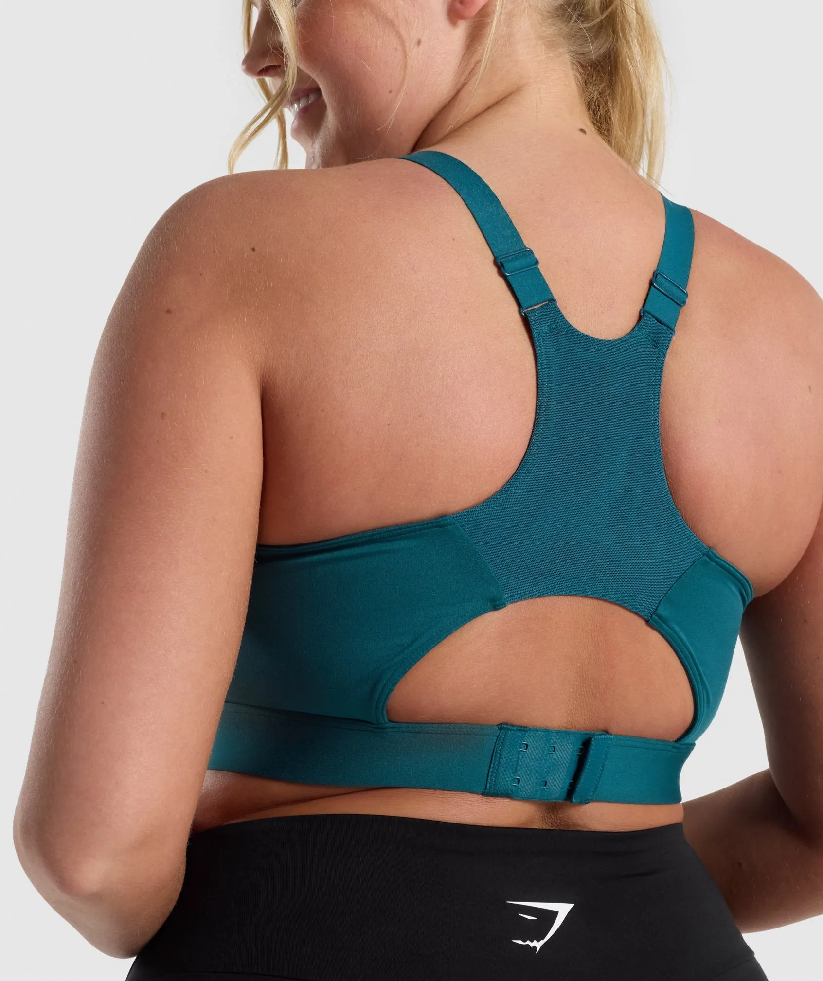 Gymshark Racer Back Sports Bra - Teal