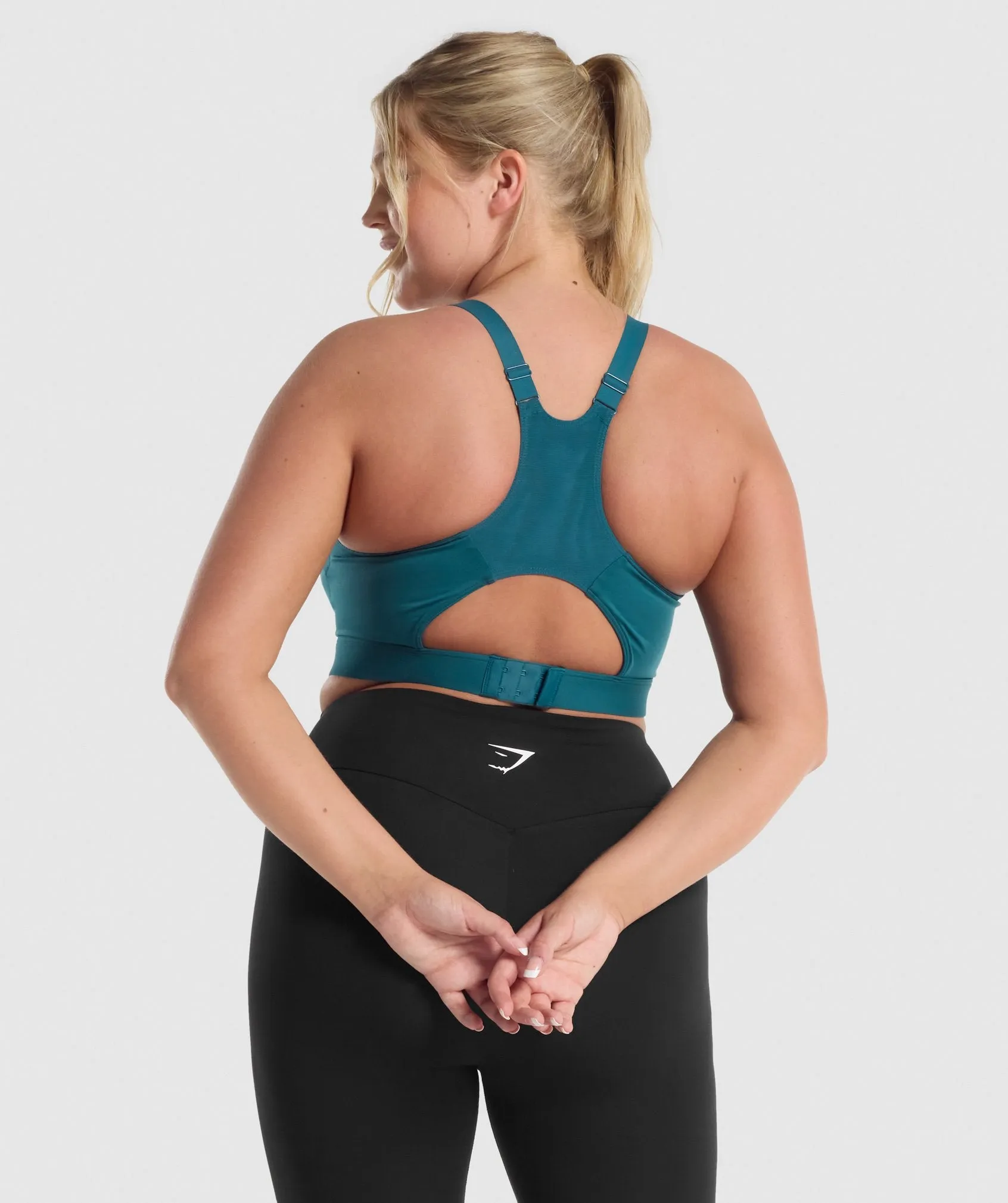 Gymshark Racer Back Sports Bra - Teal