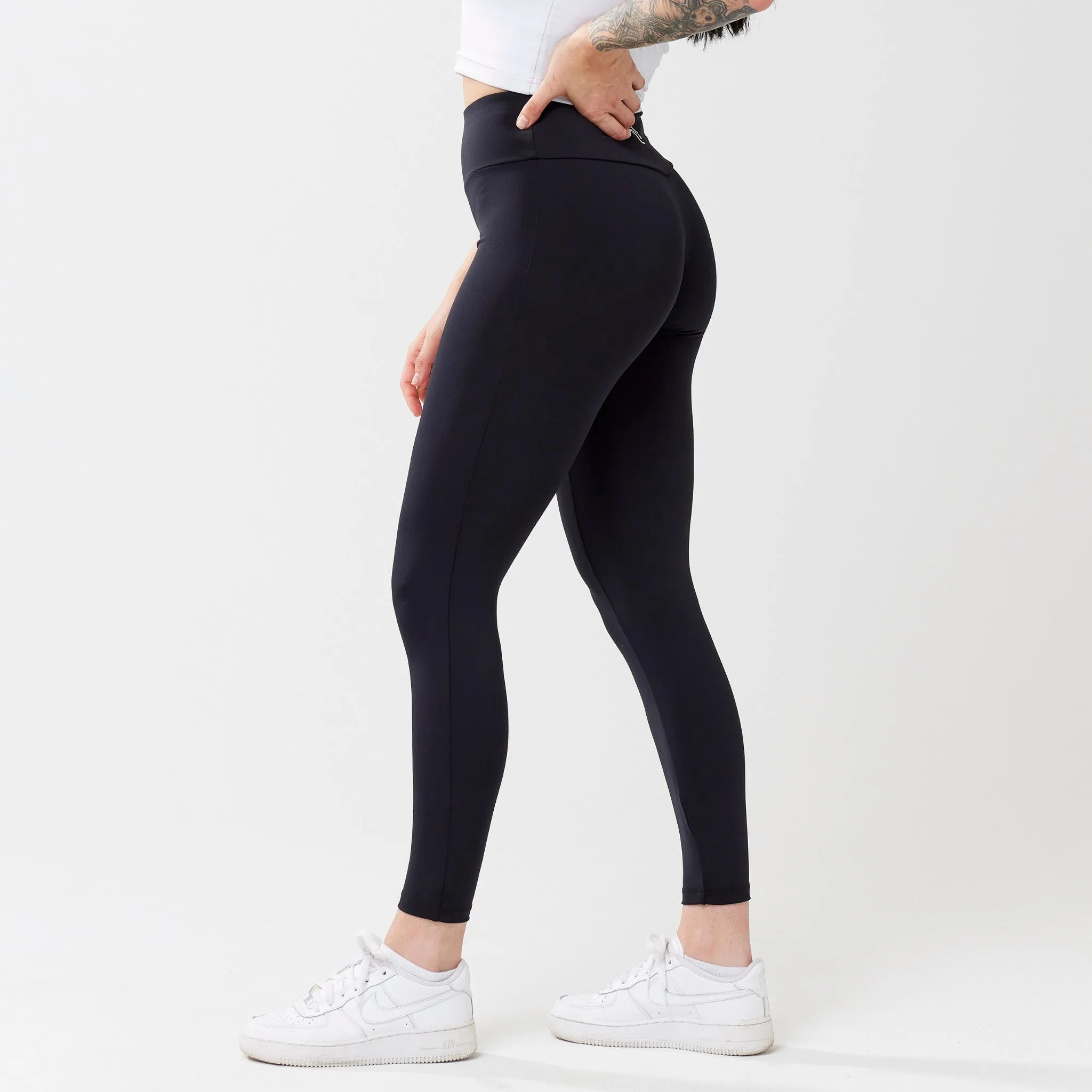 High-Rise Leggings - Black