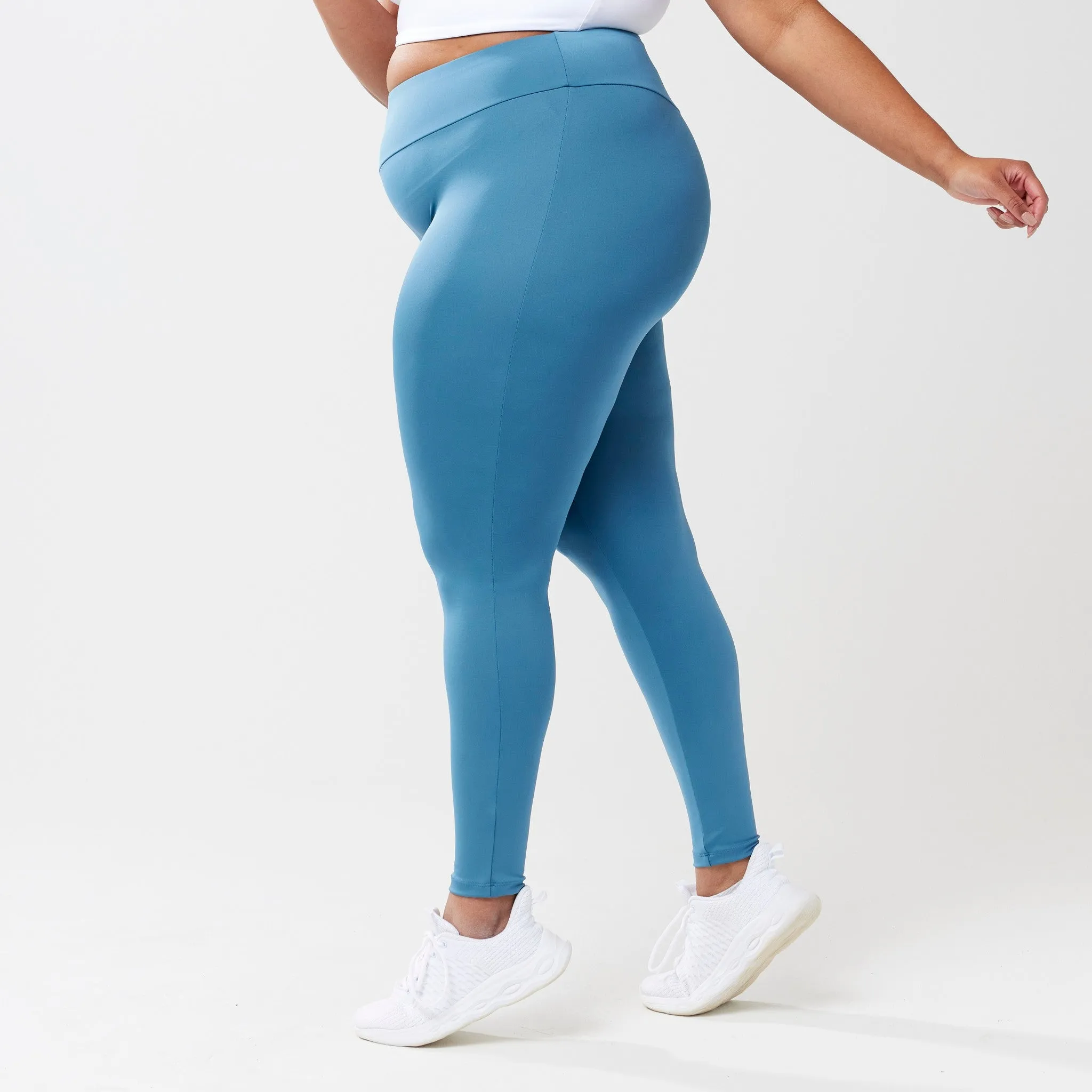 High-Rise Leggings - Blue