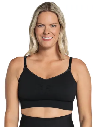 High-Tech Clip Cup Maternity & Nursing Bra - Black