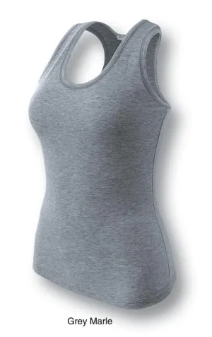 Ladies Action Gym Singlet - Grey Marle