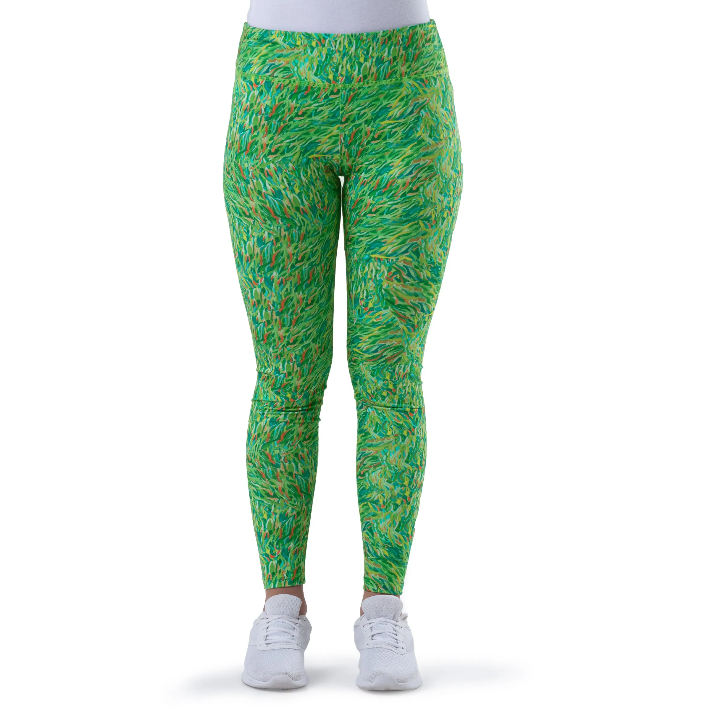 Ladies Turtle Grass Yoga Pants