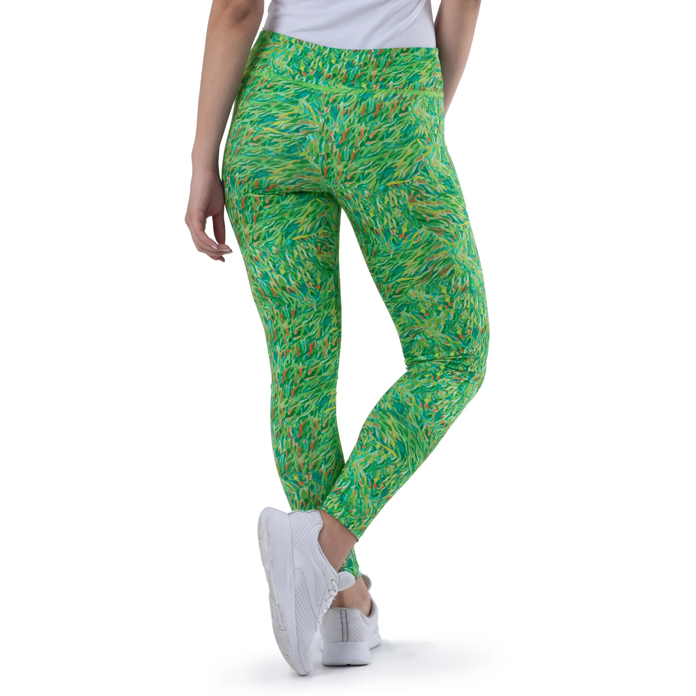 Ladies Turtle Grass Yoga Pants