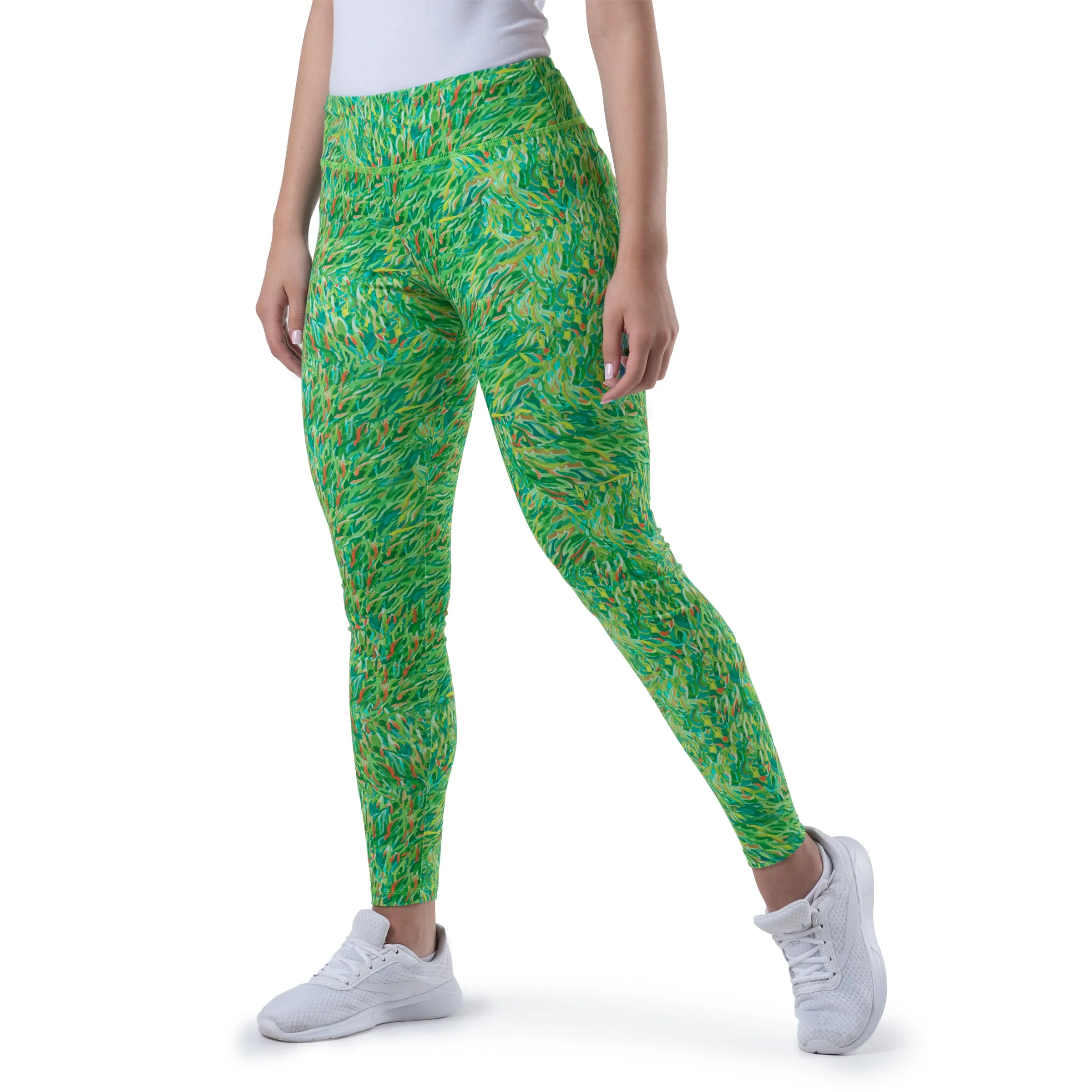 Ladies Turtle Grass Yoga Pants