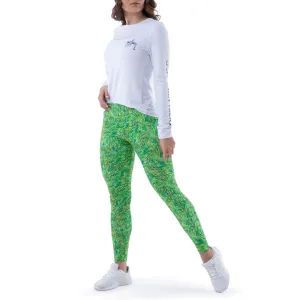 Ladies Turtle Grass Yoga Pants