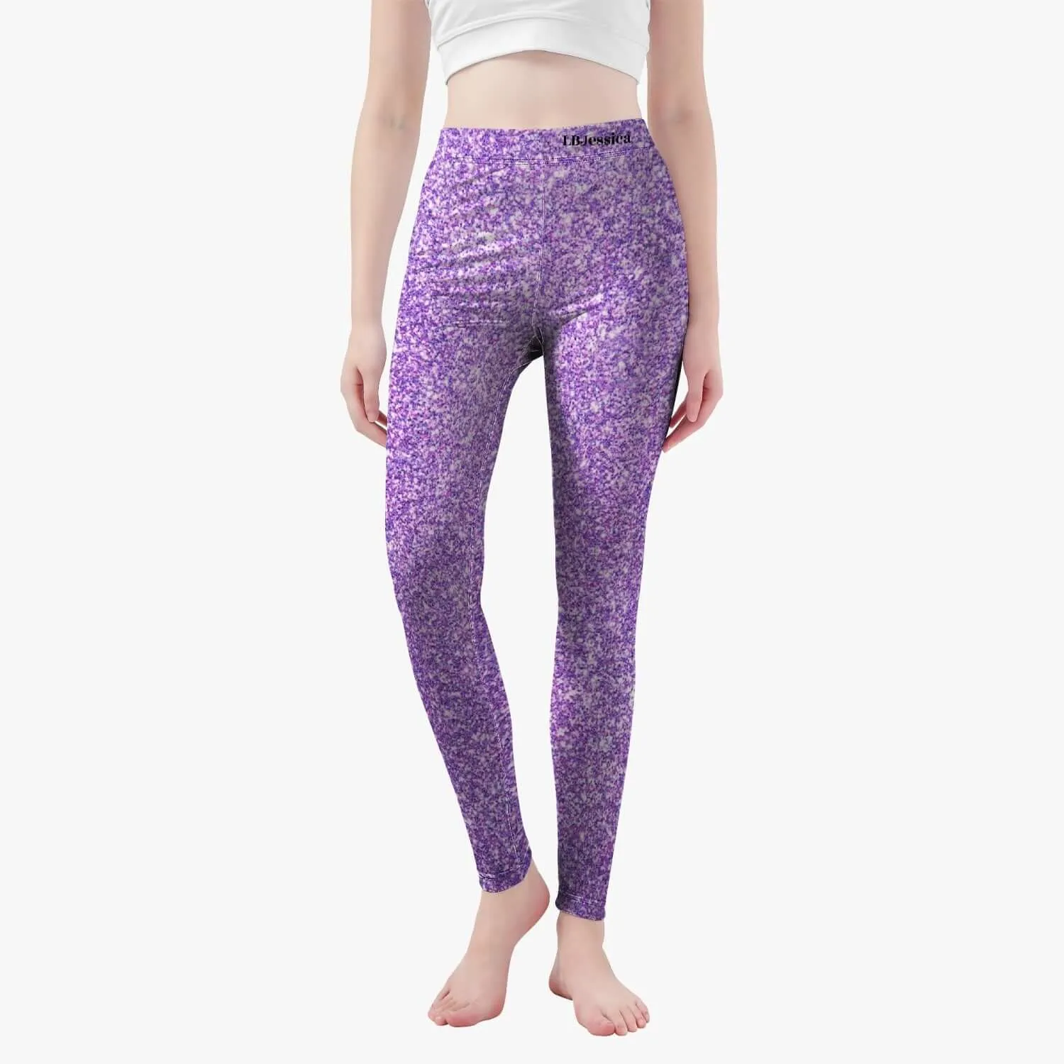 LB Jessica Purplewhite Yoga Pants