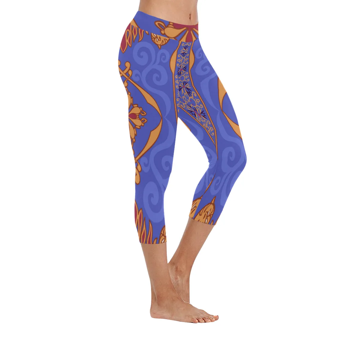 Magic Carpet Women's Low Rise Capri Leggings (Invisible Stitch)