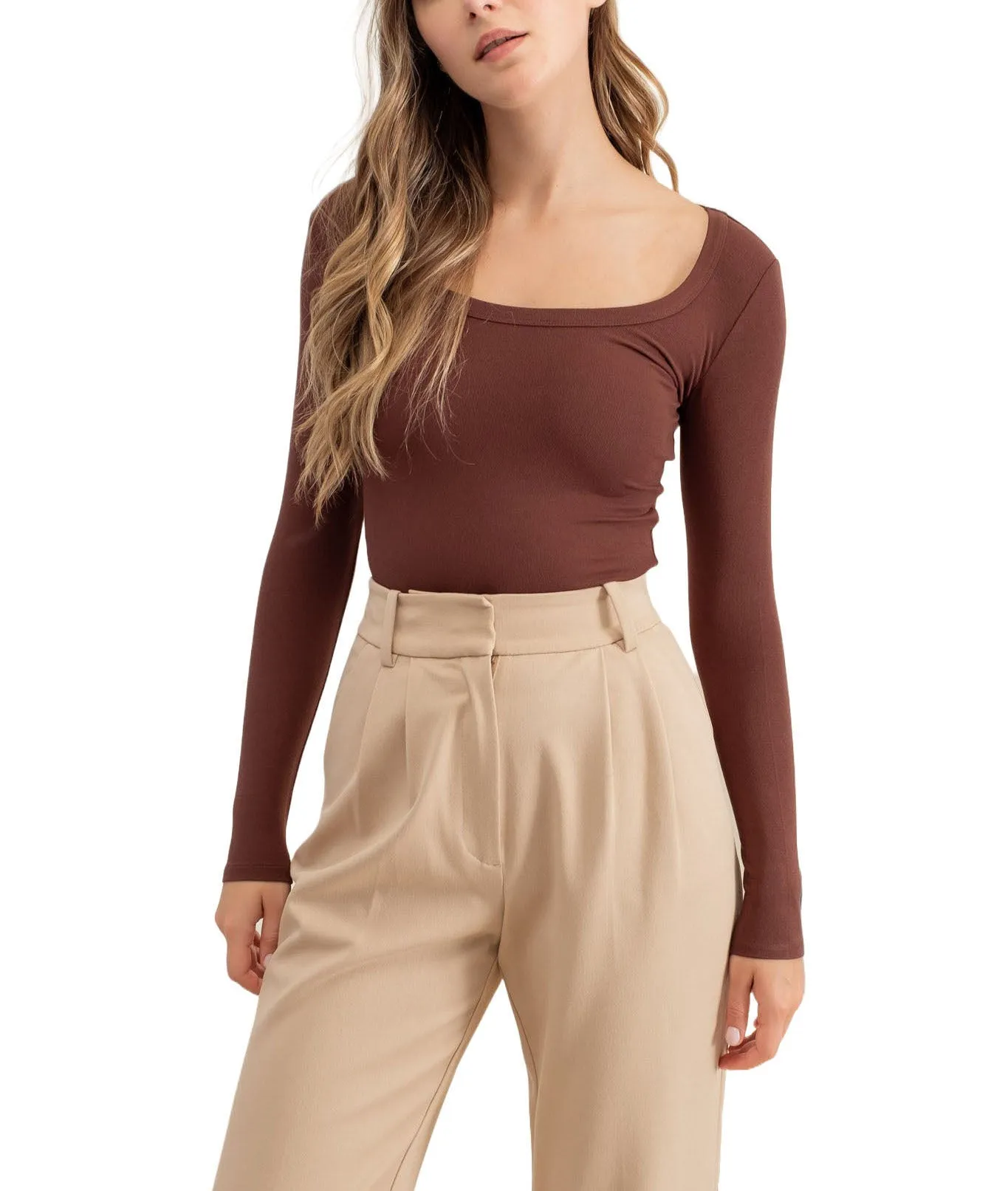 Moonbeam Scoop Neck Knit Top