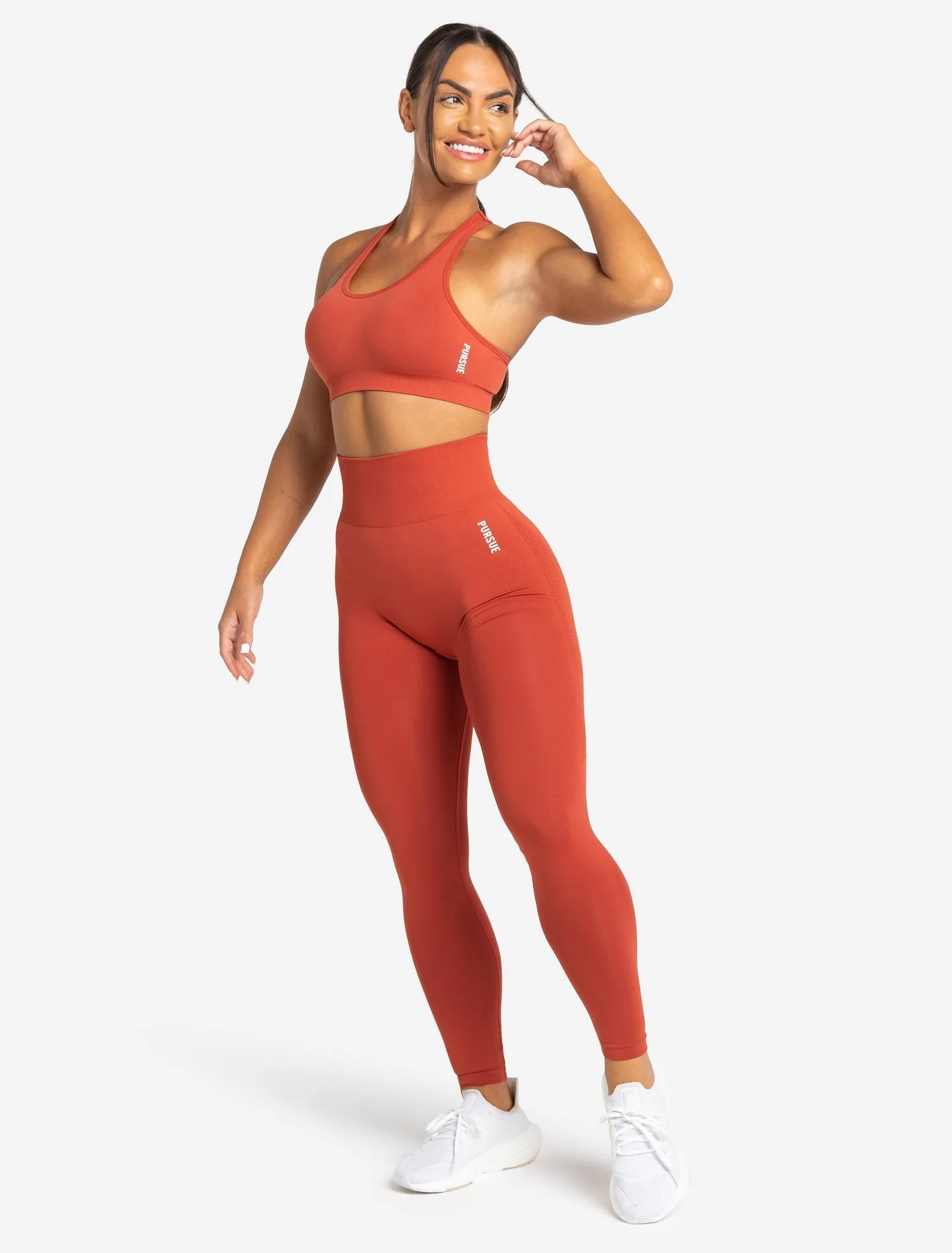 Move Seamless Sports Bra - Burnt Red