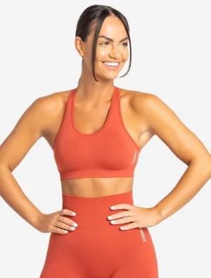 Move Seamless Sports Bra - Burnt Red