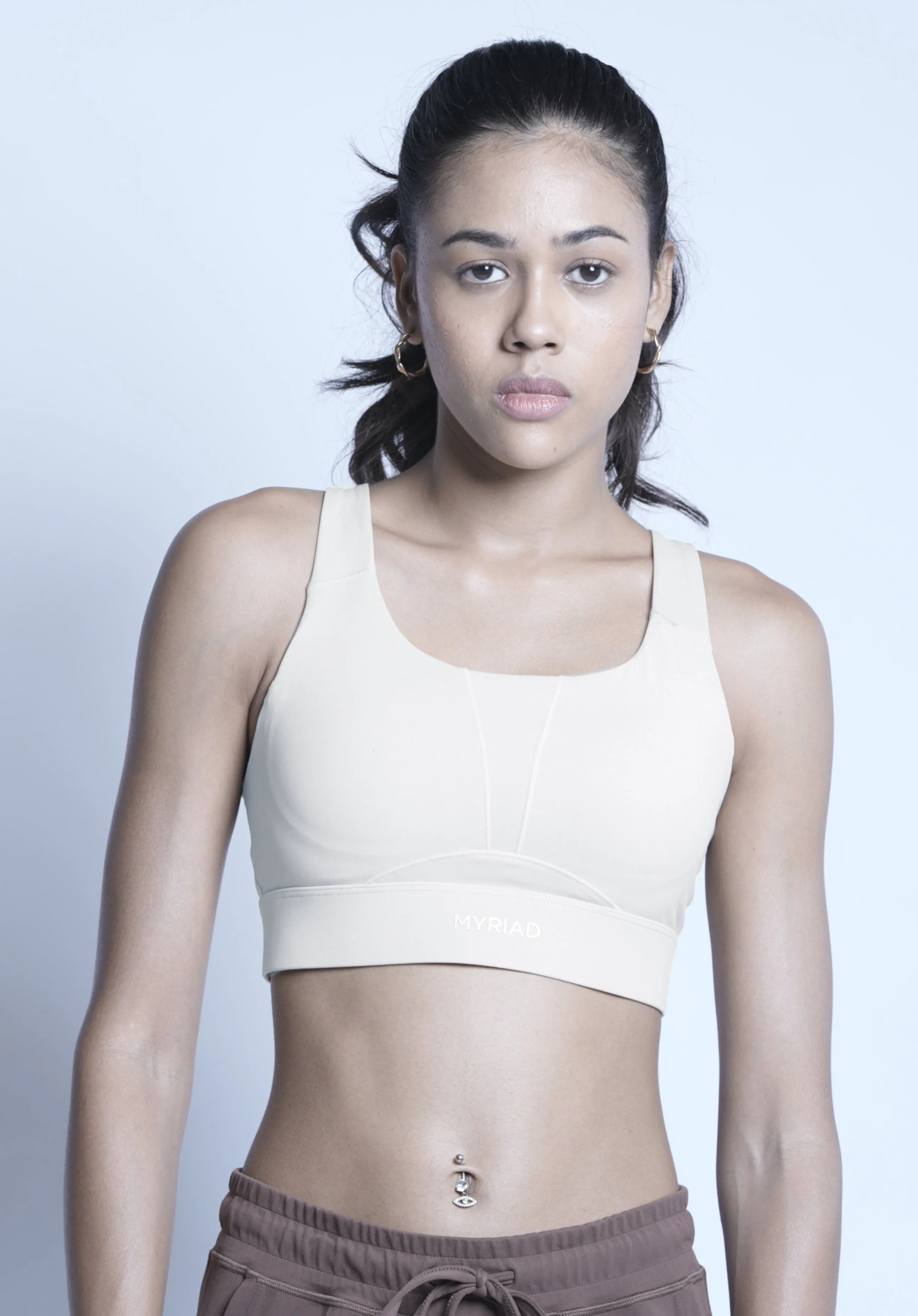 Power Pro Sports Bra - Off-White