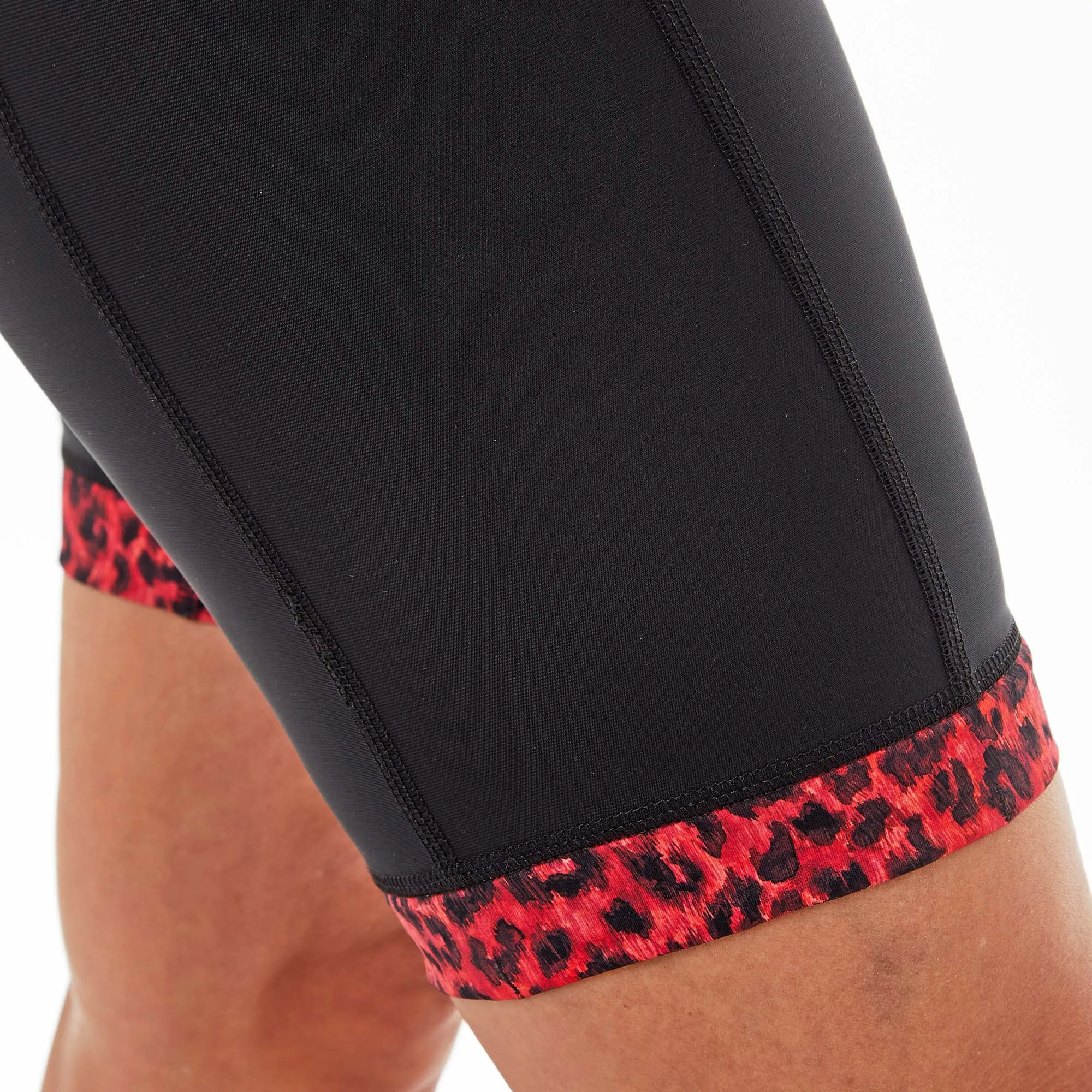 Red Leopard Trisuit with/ without Support