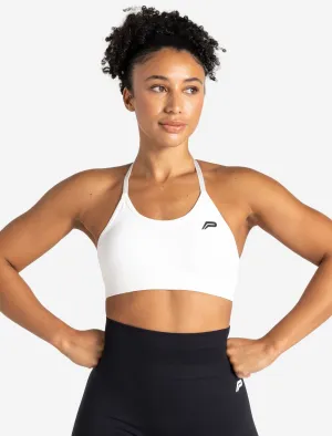 Scrunch Seamless Sports Bra - White