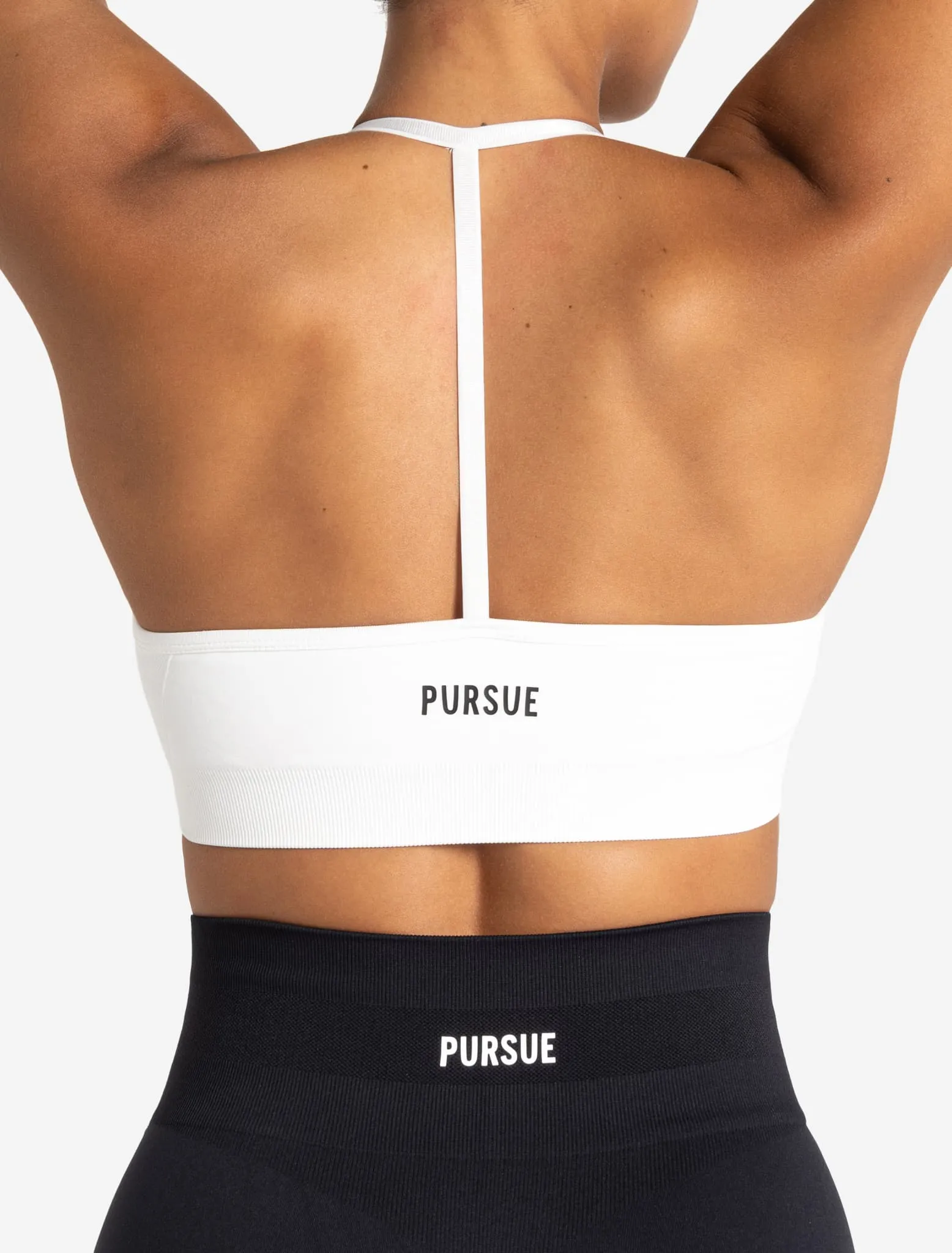 Scrunch Seamless Sports Bra - White