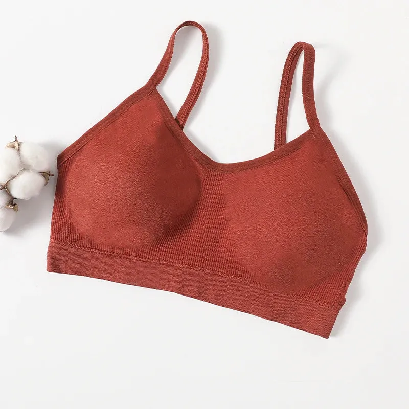 Seamless Bras Sports Tube Top