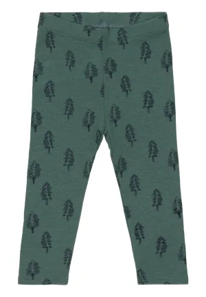 SGBPaula Baby Tree Wool Leggings - Dark Forest