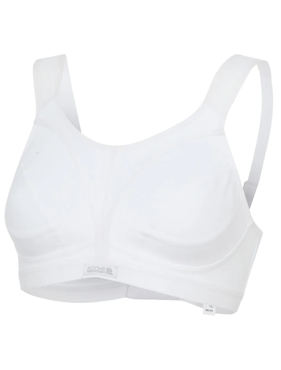 Shock Absorber D  Max Support Sports Bra, White | High Impact Sports Bra White