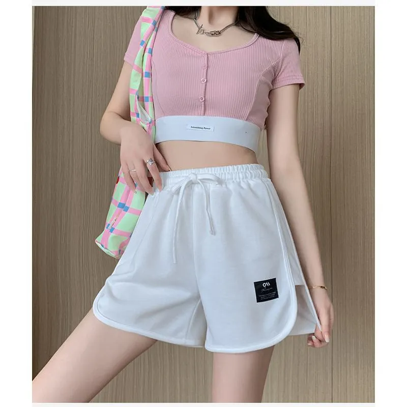 Sports Casual Thin Wide-Leg Shorts