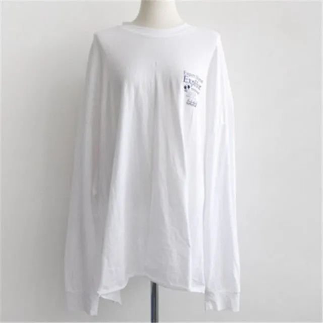 Spring Sexy Elastic Korean Style Long Sleeve Tees