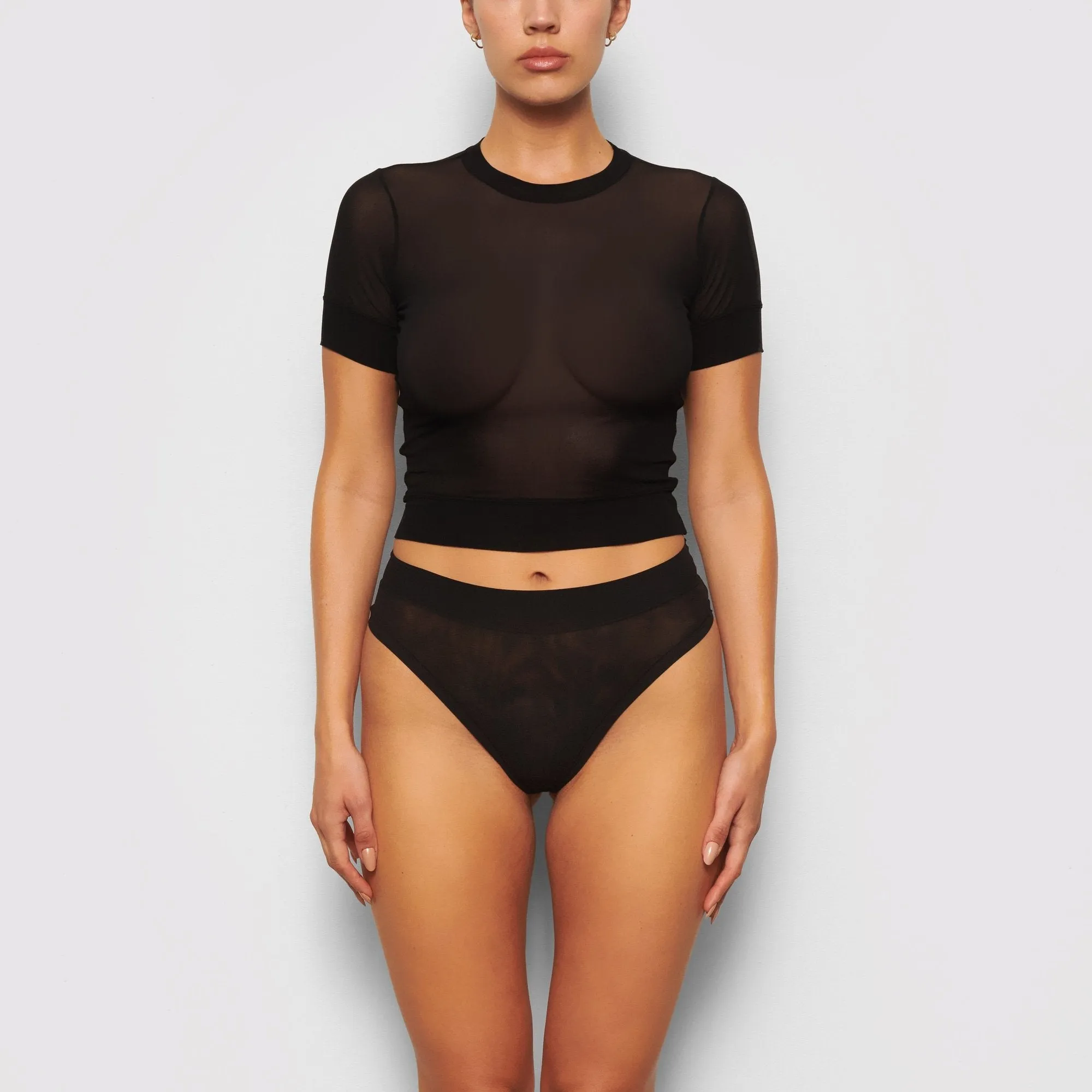 SUMMER MESH T-SHIRT | ONYX