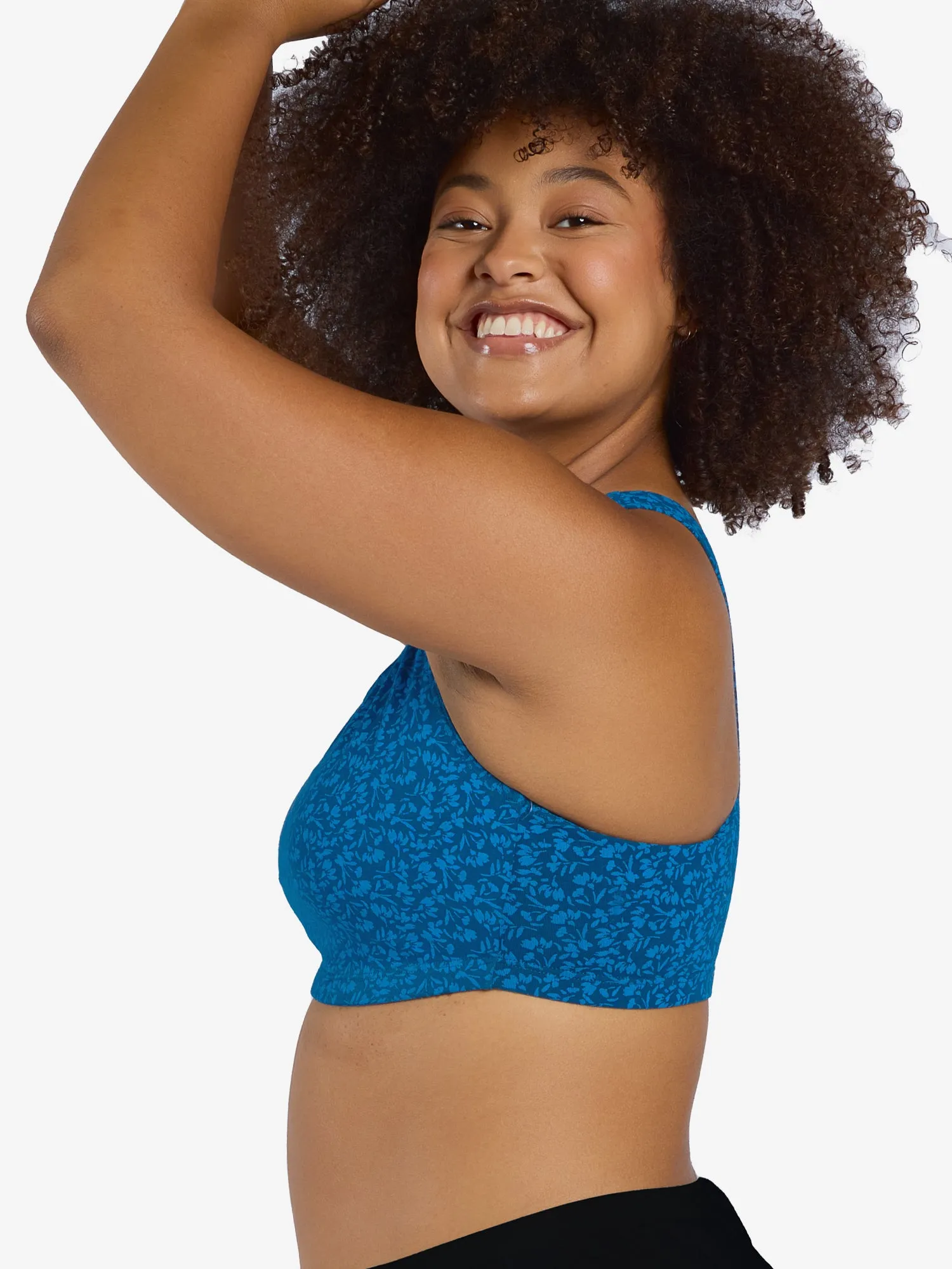 The Serena - Cotton Wirefree Sports Bra