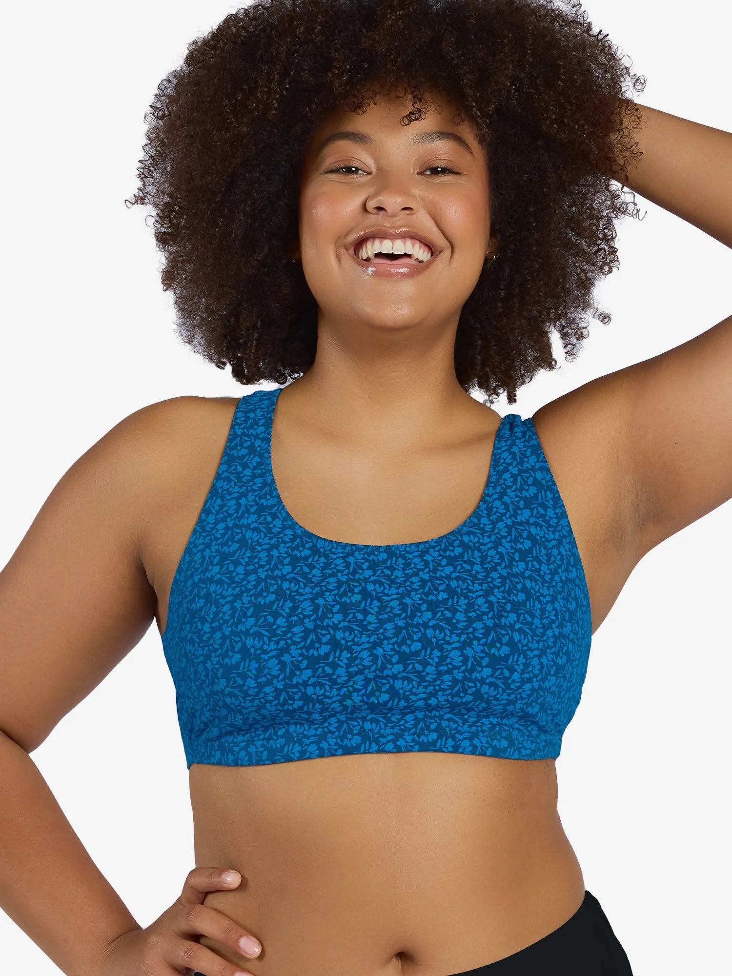 The Serena - Cotton Wirefree Sports Bra