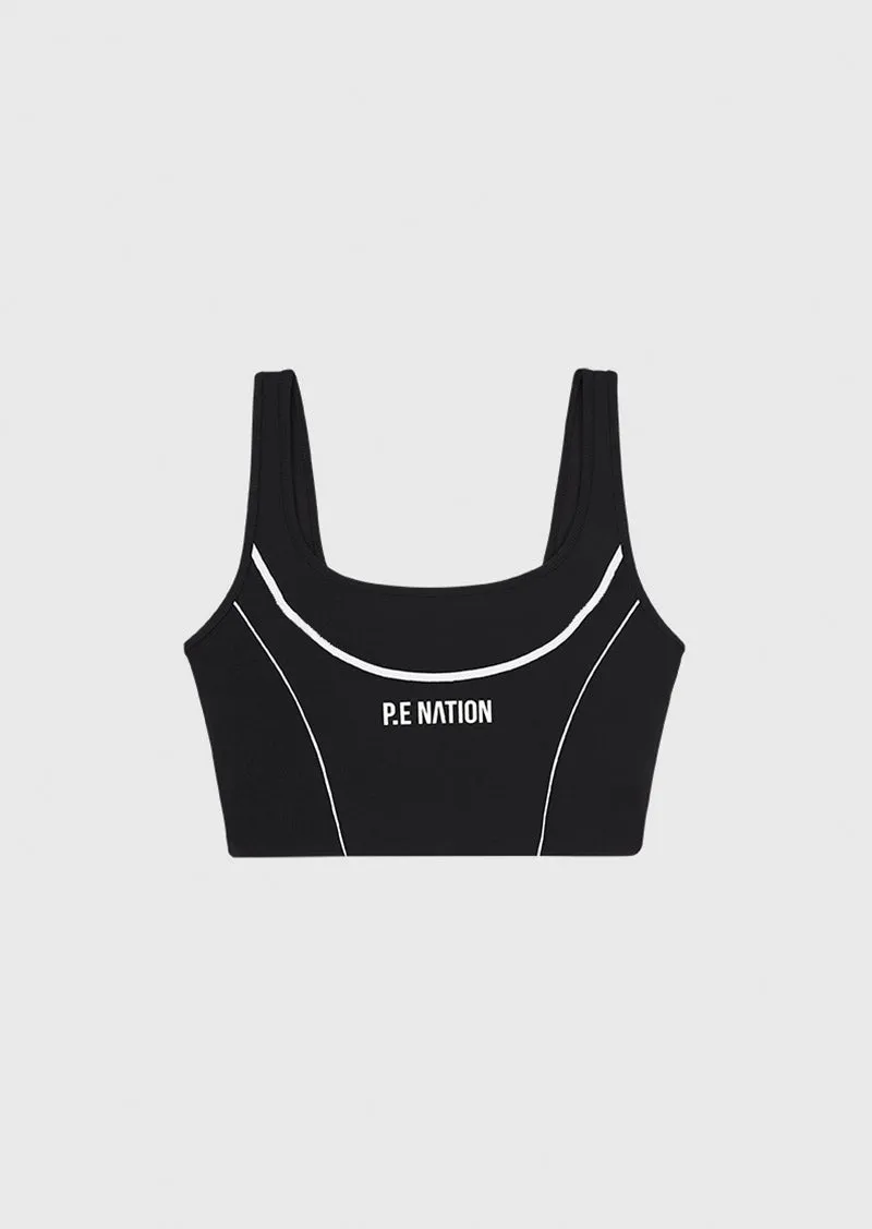 THREE POINTER SPORTS BRA