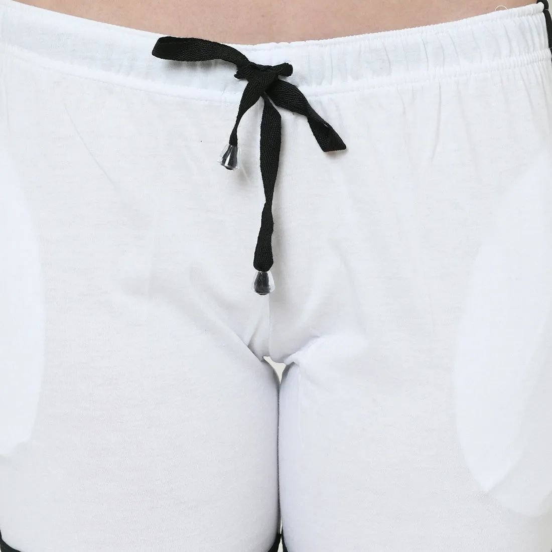 Vimal Jonney White Color Shorts For Women