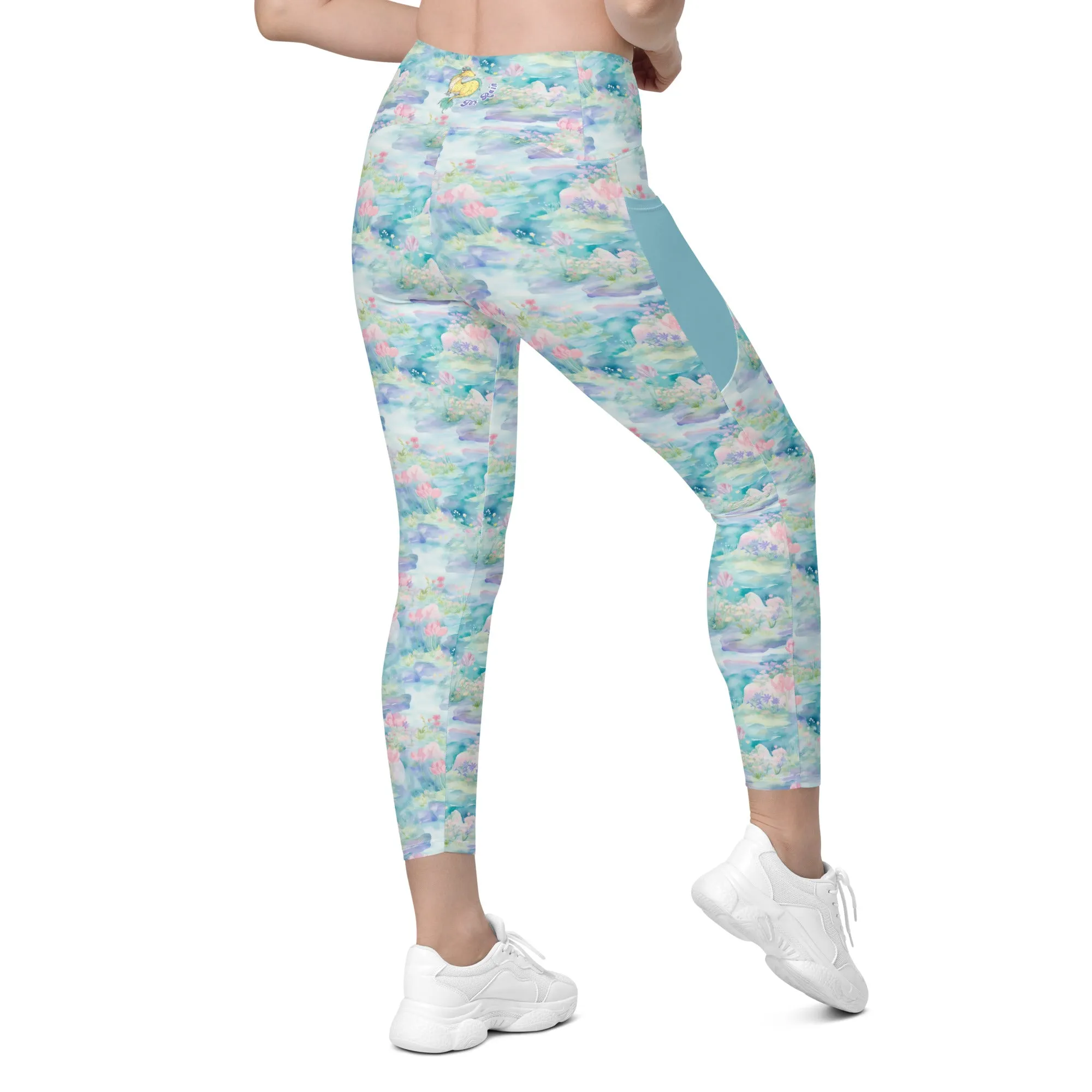 Water Lily- Leggings with pockets