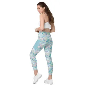 Water Lily- Leggings with pockets