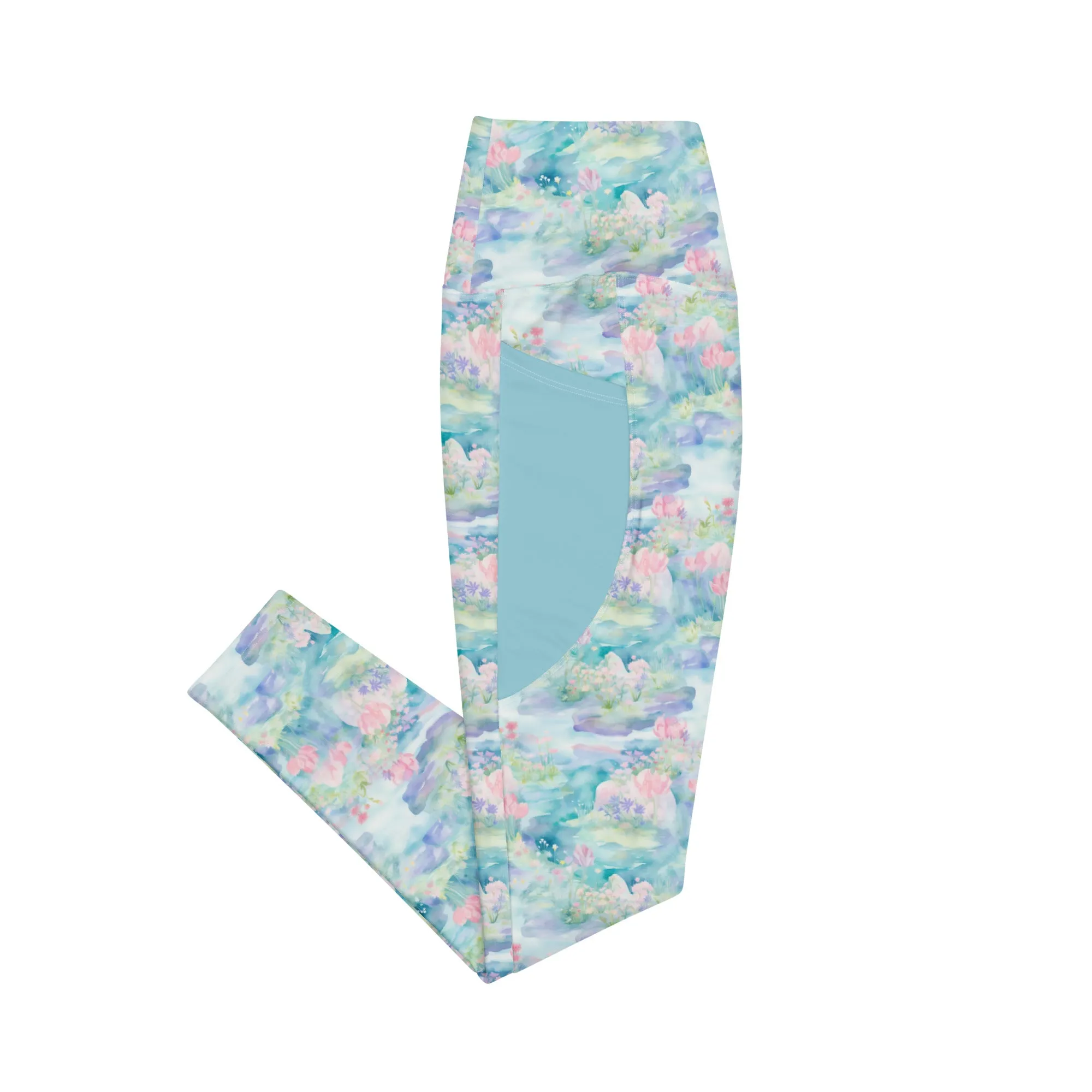 Water Lily- Leggings with pockets